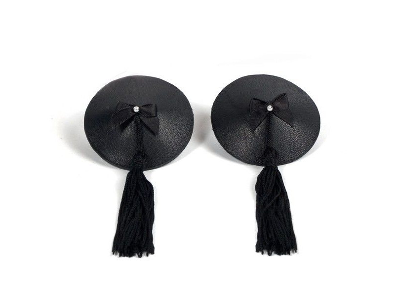 BIJOUX - BURLESQUE BLACK NIPPLE COVERS