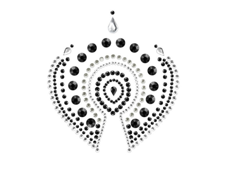 BIJOUX - INDISCRETS FLAMBOYANT BLACK&SILVER