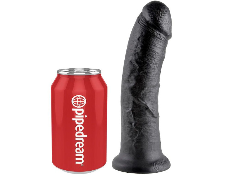 KING COCK - 8 DILDO BLACK 20.3 CM