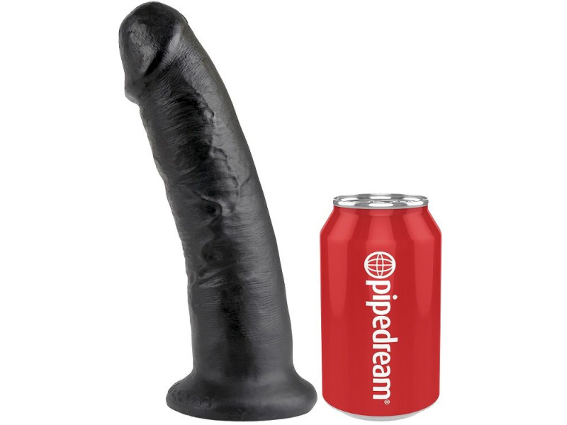 KING COCK - 9 DILDO BLACK 22.9 CM