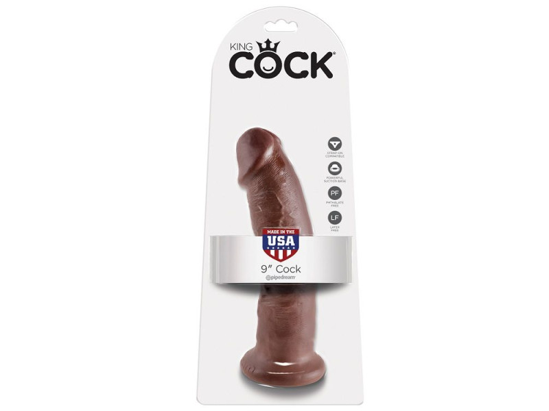 KING COCK - 9 DILDO BROWN 22.9 CM