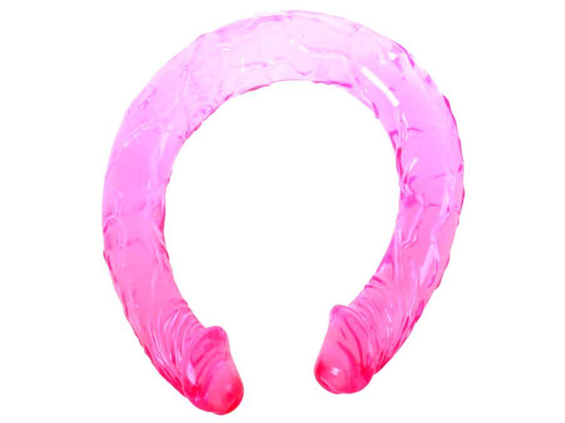 BAILE - PINK DOUBLE DONG 44.5 CM