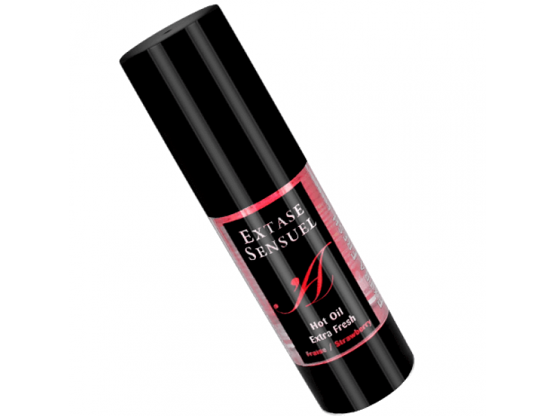 EXTASE SENSUAL - STRAWBERRY STIMULATING OIL HEAT TRIP 35 ML