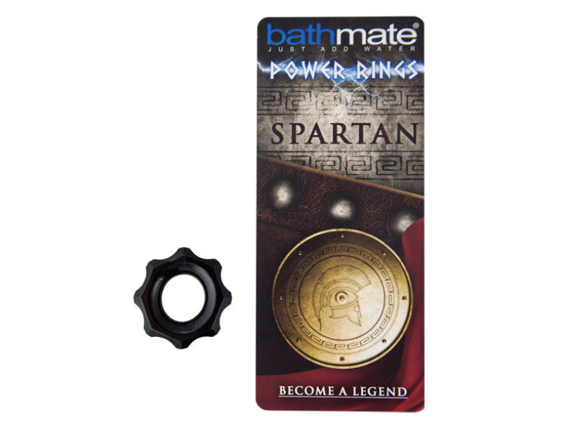 BATHMATE - SPARTAN BLACK PENIS RING