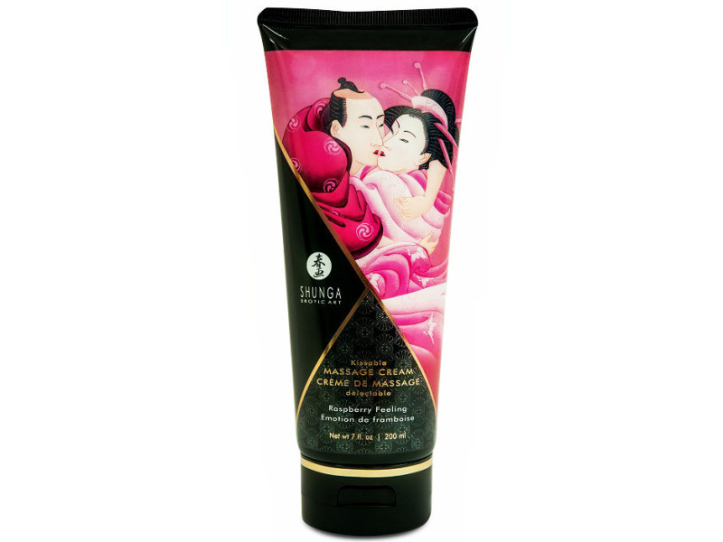 SHUNGA - RASPBERRY MASSAGE CREAM 200 ML