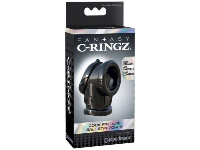 FANTASY C-RINGZ - COCK PIPE WITH BALL STRECH