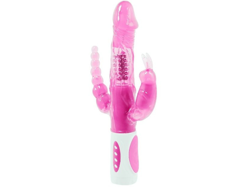 BAILE - PRETTY BUNNY TRIPLE VIBRATOR ROTATOR