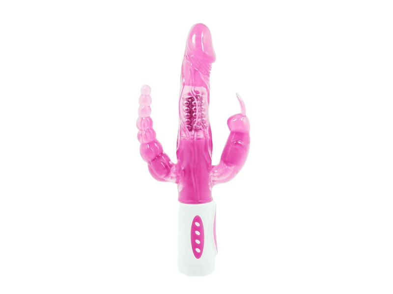 BAILE - PRETTY BUNNY TRIPLE VIBRATOR ROTATOR