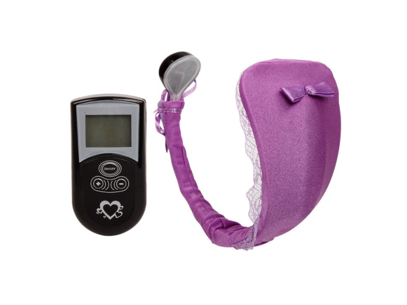 BAILE - THONG WITH VIBRATOR WITH LILAC REMOTE CONTROL