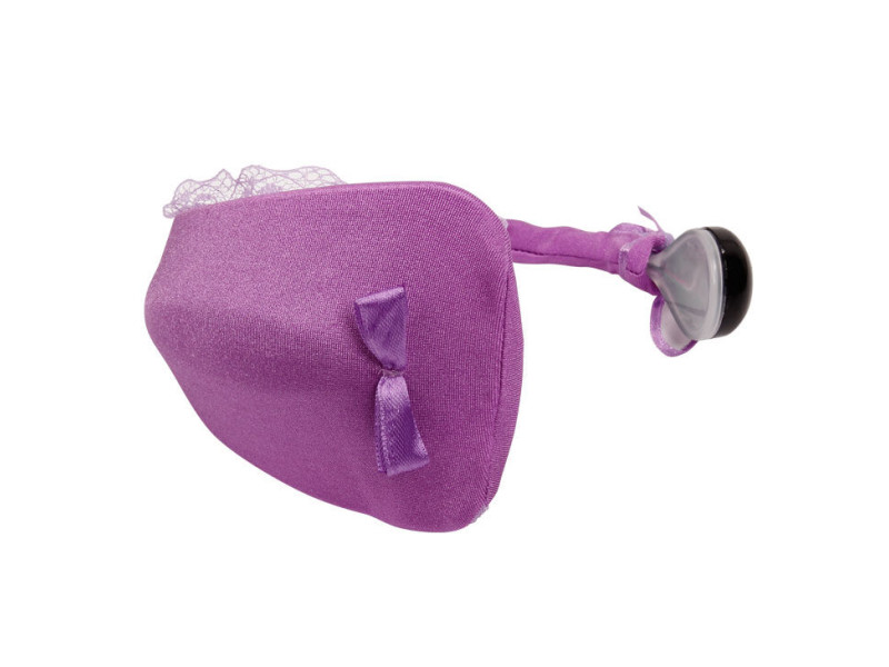 BAILE - THONG WITH VIBRATOR WITH LILAC REMOTE CONTROL