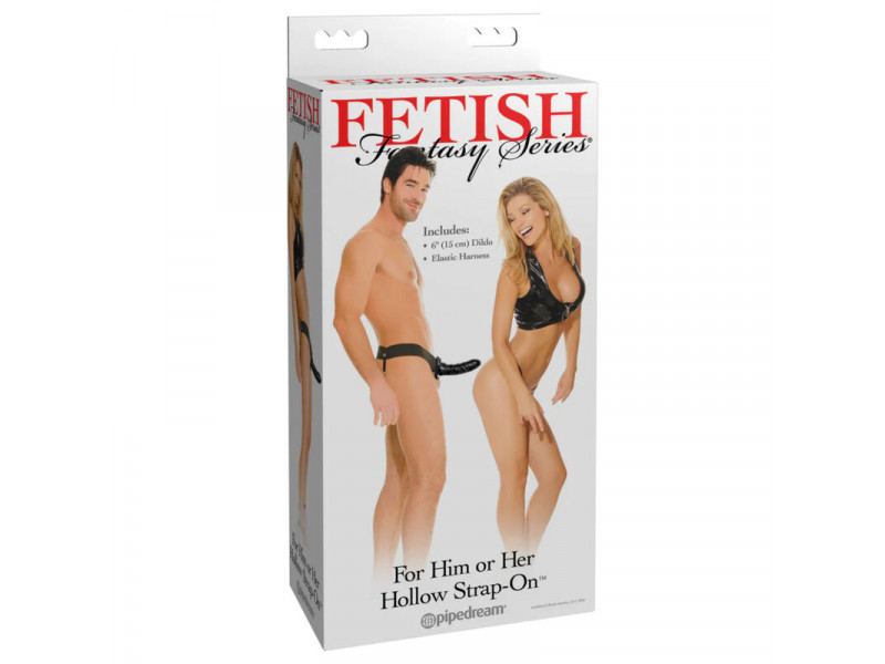 FETISH FANTASY SERIES - SERIES BLACK DREAM HOLLOW STRAP ON