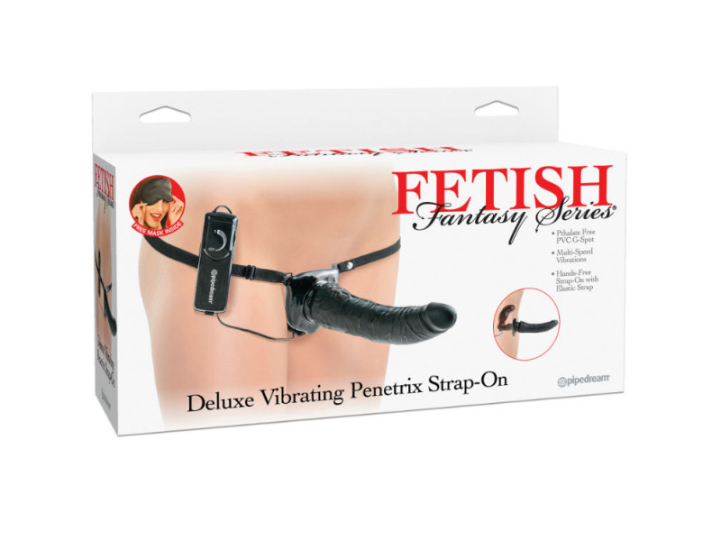 FETISH FANTASY SERIES - SERIES DELUXE VIBRATING PENETRIS STRAP-ON