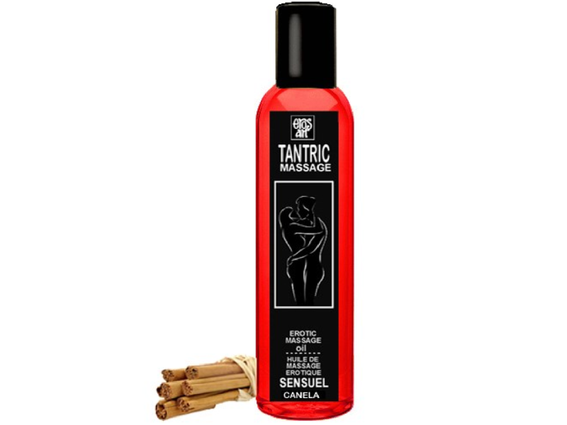 EROS-ART - NATURAL TANTRIC MASSAGE OIL AND APHRODISIAC CINNAMON 100 ML