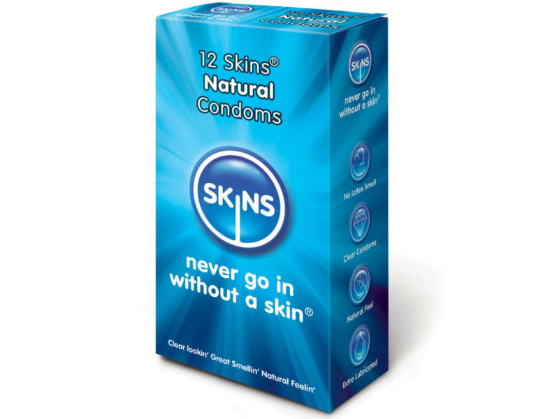 SKINS - CONDOM NATURAL PACK 12