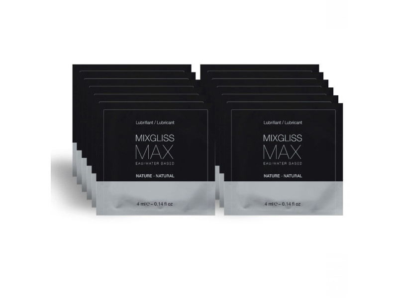 MIXGLISS - MAX ANAL DILATOR LUBRICANT PACK 12 SINGLE DOSE 4ML