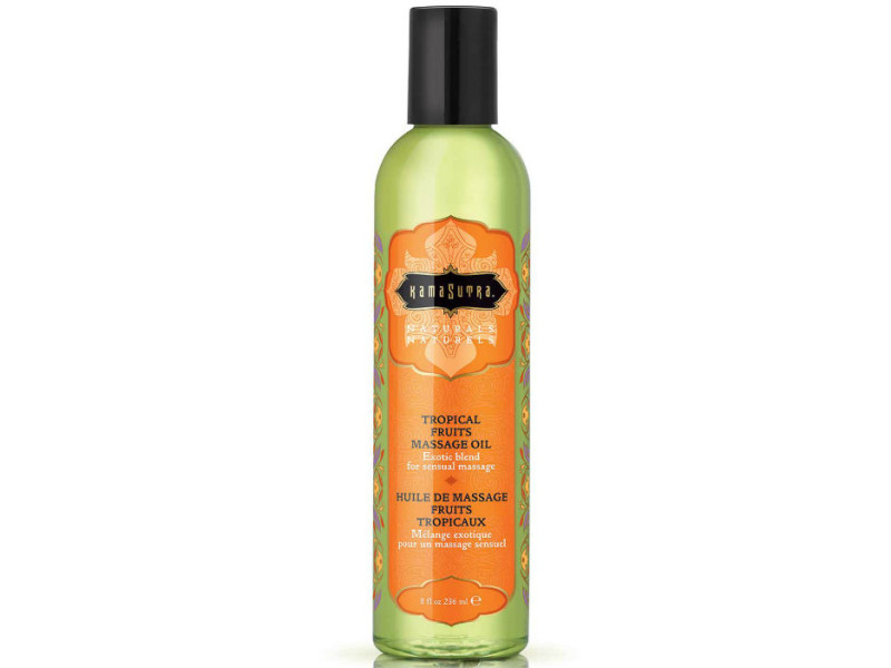 KAMASUTRA - NATURALS MASSAGE OIL TROPICAL FRUITS 236ML