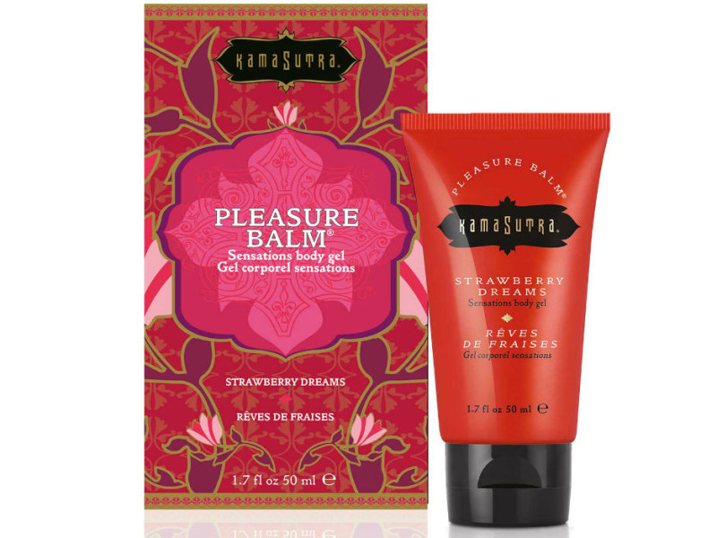 KAMASUTRA - STIMULATING PLEASURE BALM STRAWBERRY DREAMS FLAVOR 50ML