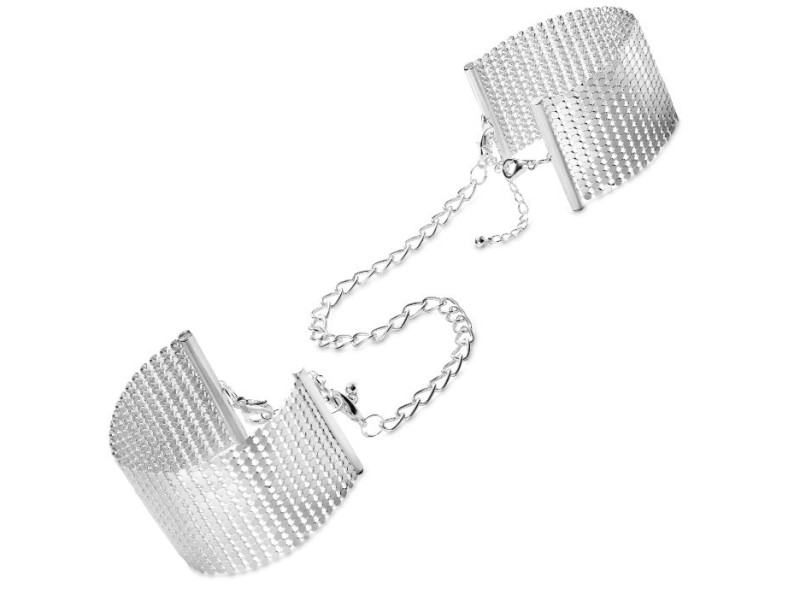 BIJOUX - DÉSIR MÉTALLIQUE SILVER METALLIC HANDCUFFS