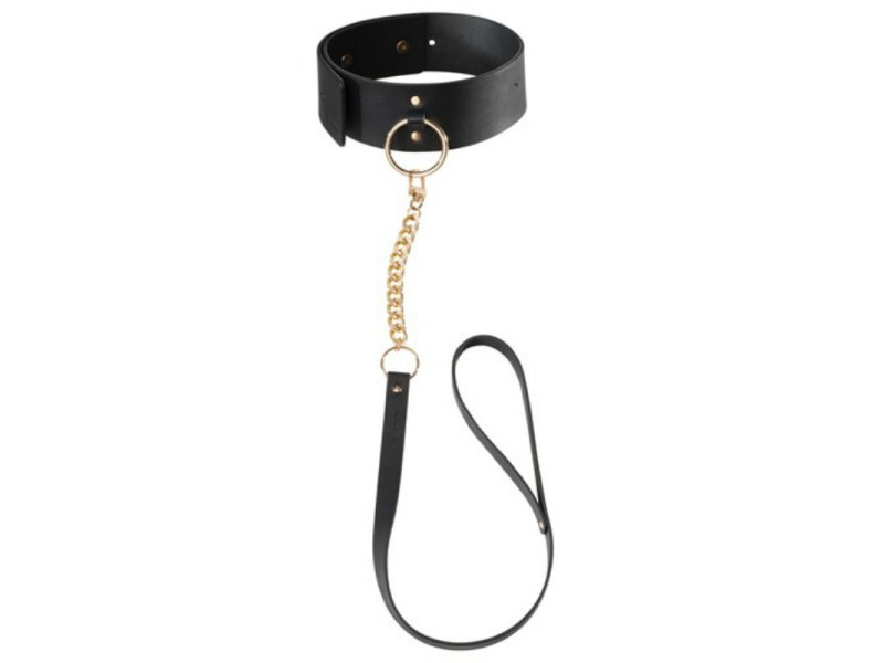 BIJOUX INDISCRETS MAZE - BLACK NECKLACE WITH STRAP