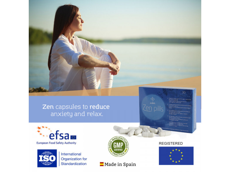 500 COSMETICS - ZEN PILLS CAPSULES TO REDUCE ANXIETY