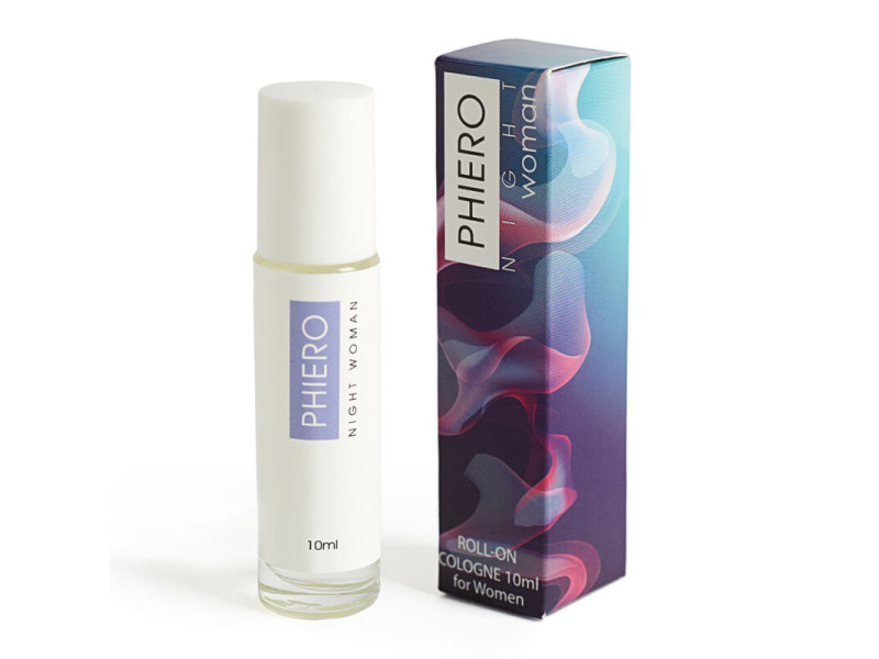 500 COSMETICS - PHIERO NIGHT WOMAN. PERFUME WITH PHEROMONES IN ROLL-ON FORMAT FOR WOMEN