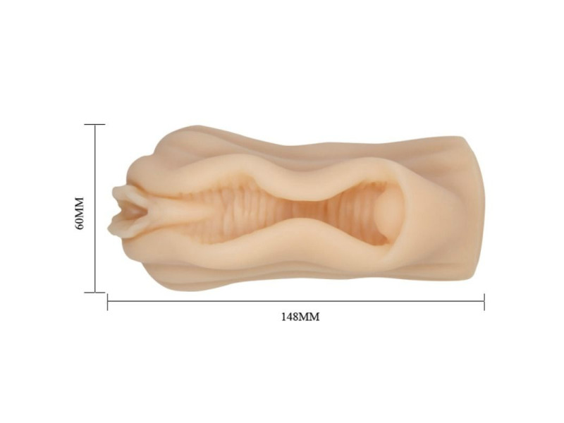 BAILE - MINI MALE MASTURBATOR VAGINA LIPS DESIGN