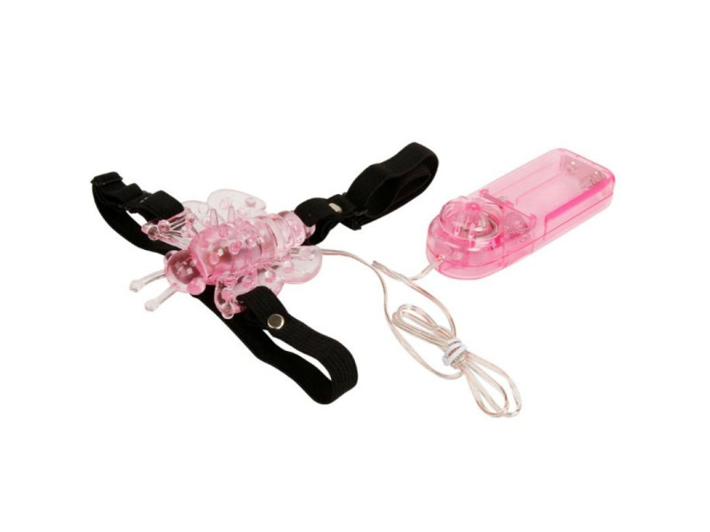 BAILE - HARNESS WITH MULTIVESPEED VIBRATING BUTTERFLY