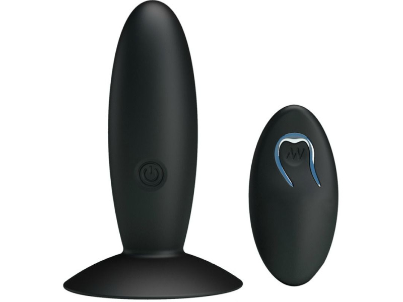 PRETTY LOVE - RECHARGEABLE ANAL PLUG WITH VIBRATION AND CONTROL