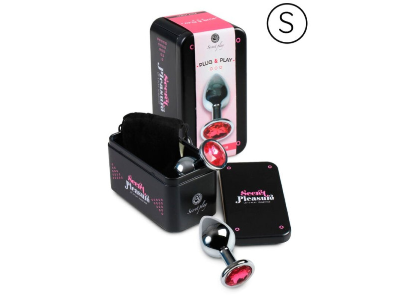 SECRETPLAY - PLUG ANAL ALUMINUM FUCHSIA 7 CM