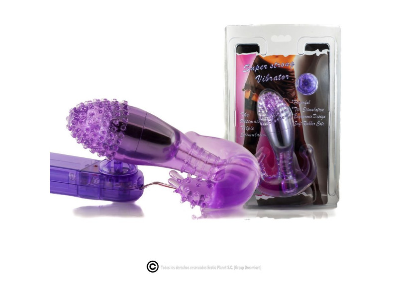 BAILE - LILAC VAGINAL AND ANAL STIMULATOR WITH VIBRATION