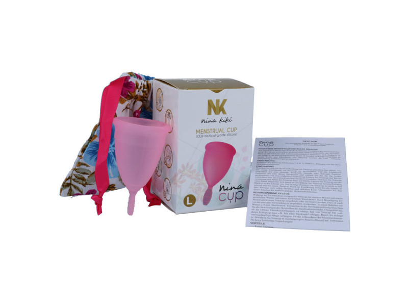 NINA KIKÍ - MENSTRUAL CUP PINK - SIZE L