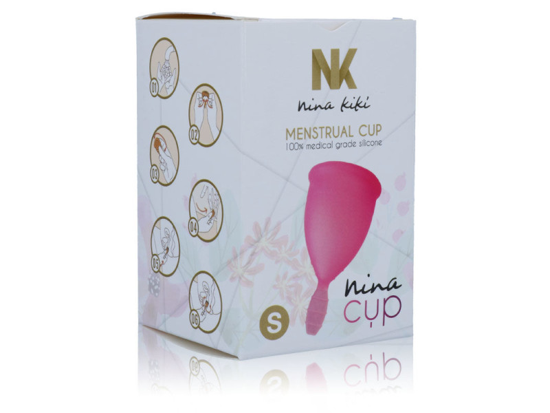 NINA KIKÍ - MENSTRUAL CUP PINK - SIZE S