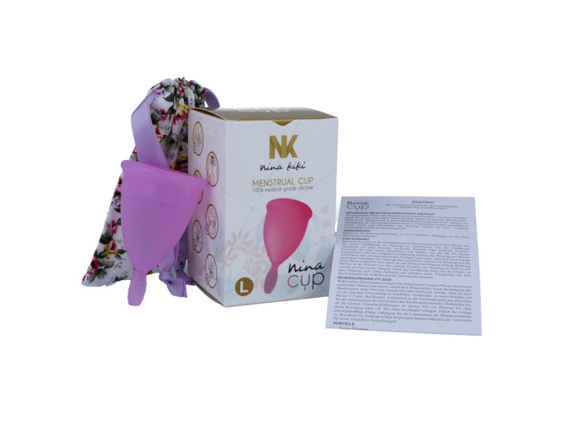 NINA KIKÍ - MENSTRUAL CUP PURPLE - SIZE L