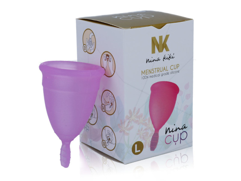 NINA KIKÍ - MENSTRUAL CUP PURPLE - SIZE L