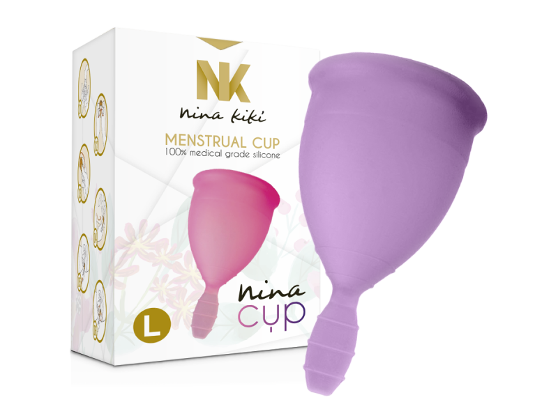 NINA KIKÍ - MENSTRUAL CUP PURPLE - SIZE L