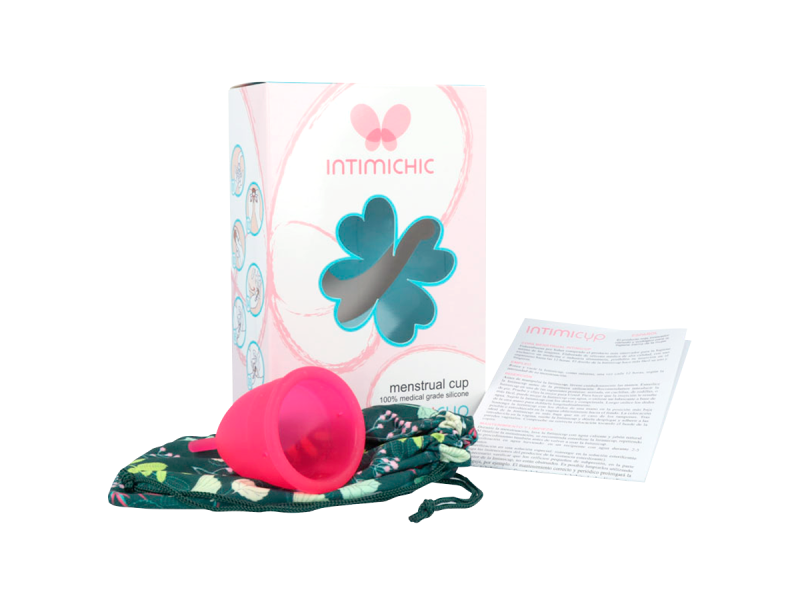 INTIMICHIC - MENSTRUAL CUP MEDICAL GRADE SILICONE - SIZE S