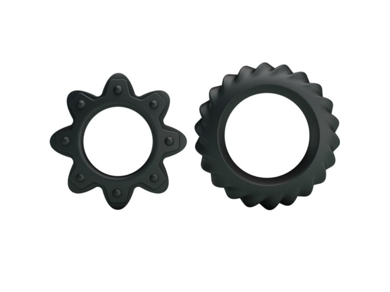 BAILE - KIT 2 RING FLOWERING SILICONE RINGS
