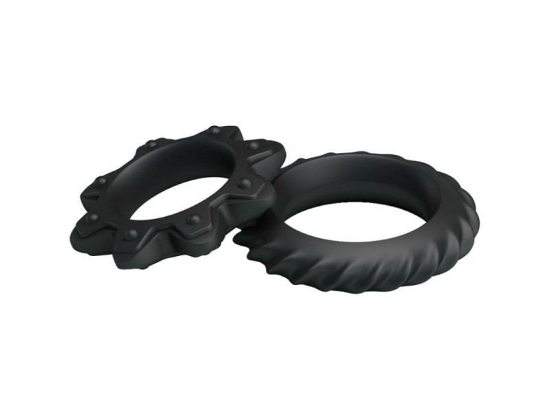 BAILE - KIT 2 RING FLOWERING SILICONE RINGS