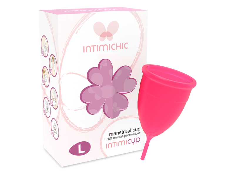 INTIMICHIC - MENSTRUAL CUP MEDICAL GRADE SILICONE - SIZE L