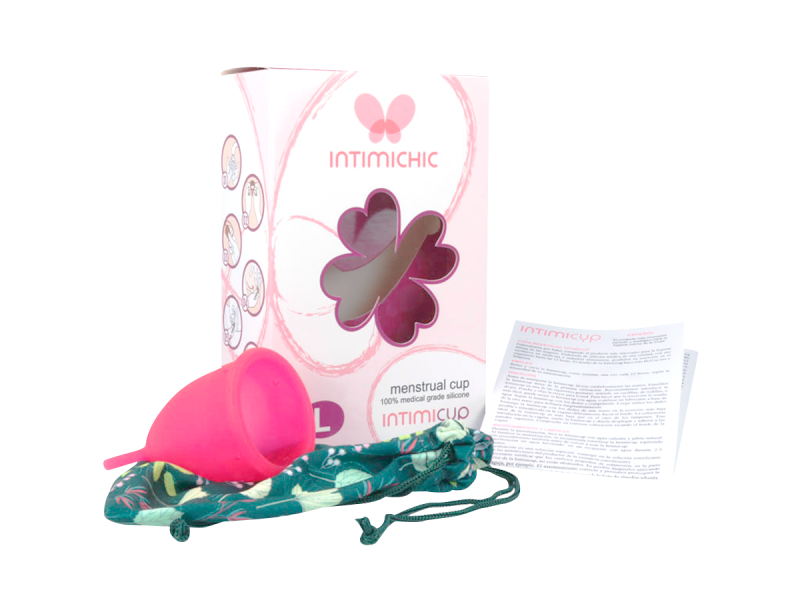 INTIMICHIC - MENSTRUAL CUP MEDICAL GRADE SILICONE - SIZE L