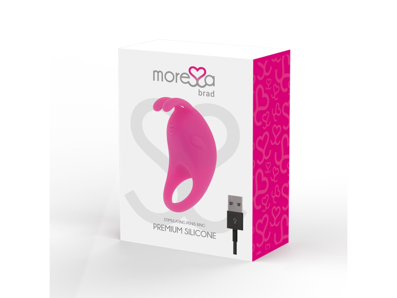 MORESSA - BRAD PREMIUM SILICONE RECHARGEABLE PINK