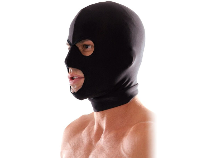 FETISH FANTASY SERIES - SPANDEX 3-HOLE HOOD