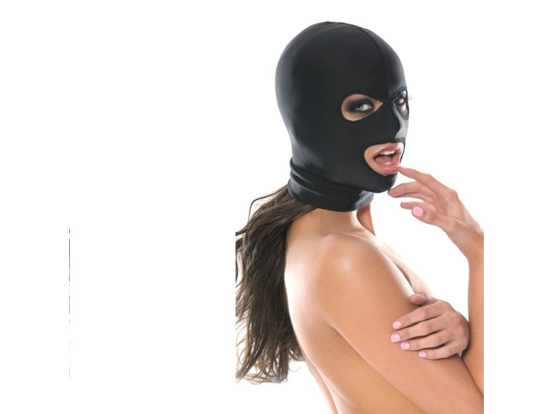 FETISH FANTASY SERIES - SPANDEX 3-HOLE HOOD