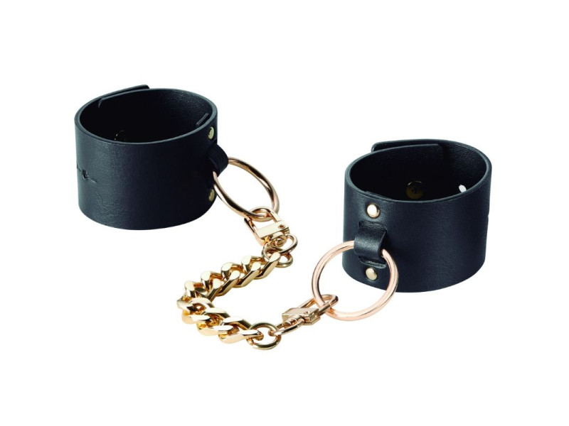 BIJOUX INDISCRETS MAZE - WIDE CUFFS BLACK