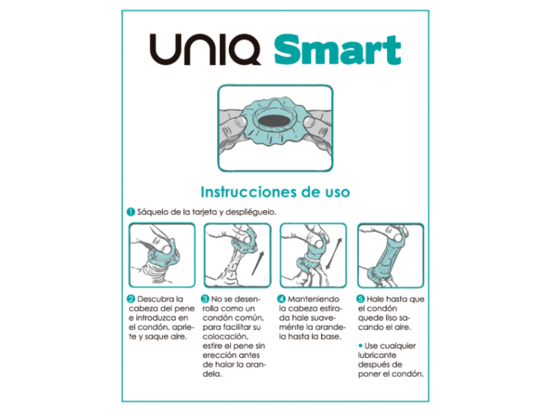 UNIQ - SMART LATEX FREE PRE-ERECTION CONDOMS 3 UNITS