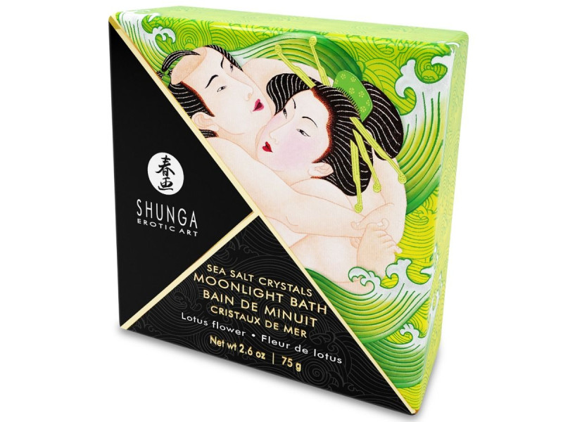 SHUNGA - LOTUS FLAVORED BATH OR SALTS 75 GR