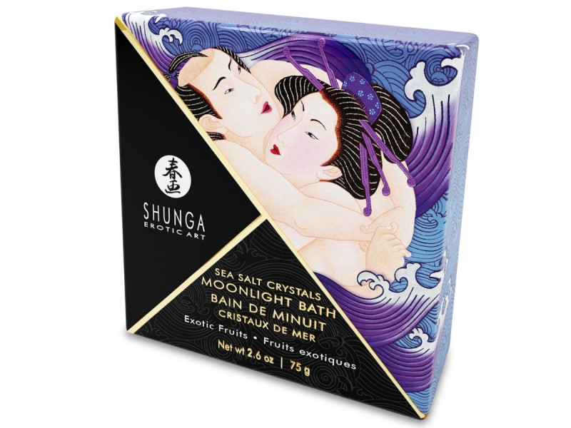 SHUNGA - EXOTIC PURPLE FLAVORED BATH SALTS 75 GR