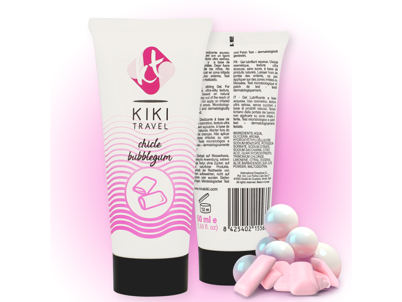 KIKÍ TRAVEL - BUBBLEGUM LUBRICANT 50 ML