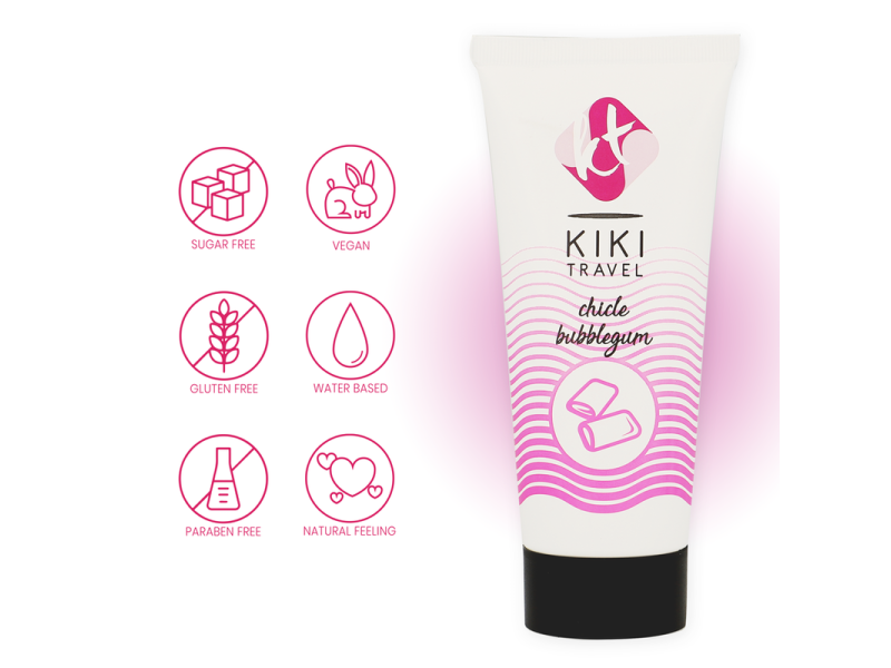 KIKÍ TRAVEL - BUBBLEGUM LUBRICANT 50 ML