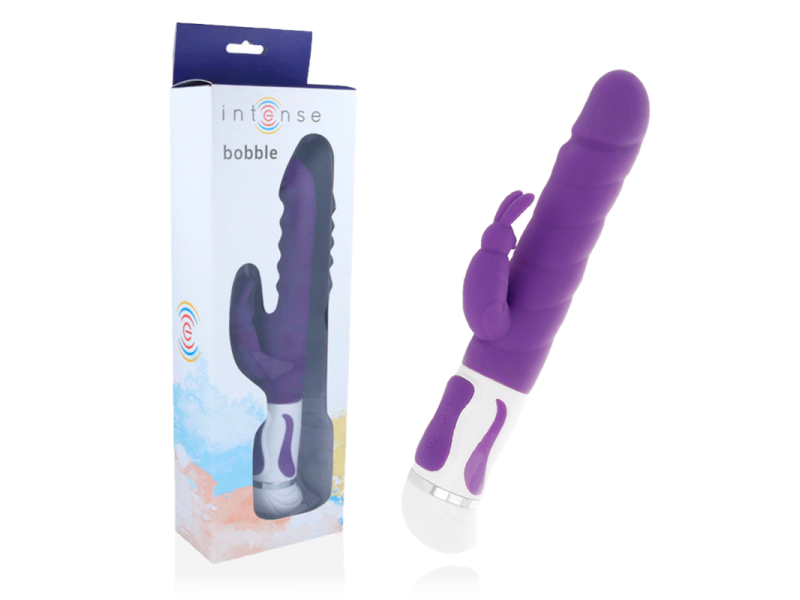 INTENSE - BOBBLE VIBRATOR ROTATOR LILAC SILICONE